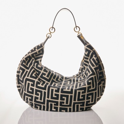 Balmain, 1945 Soft Hobo Jacquard Tote Bag