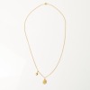 18ct Yellow Gold, 55cm Curb Link Charm Necklace - 2