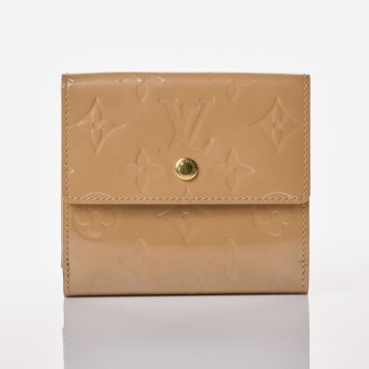 Louis Vuitton, Beige Vernis Wallet - Sticky