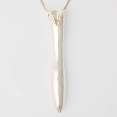Sophie Buhai, 70cm Sterling Silver 'Vessel' Pendant Necklace