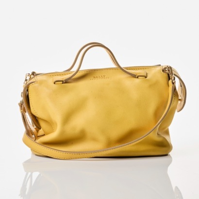 Bally, Accordion Satchel Bag (Stained)