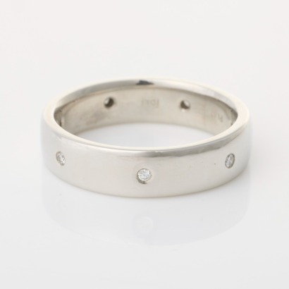 Platinum, .12ct Diamond Wedding Ring