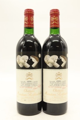 (2) 1986 Chateau Mouton Rothschild, Pauillac [RP100]