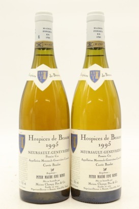 (2) 1995 Hospices de Beaune Genevrieres Cuvee Baudot Maison Champy, Meursault Premier Cru