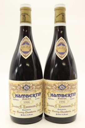 (2) 1996 Domaine Armand Rousseau Pere et Fils Chambertin Grand Cru, Cote de Nuits [JR17.5] [RP98]