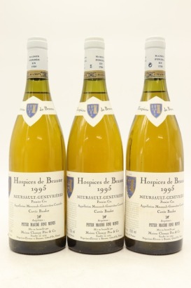 (3) 1995 Hospices de Beaune Genevrieres Cuvee Baudot Maison Champy, Meursault Premier Cru