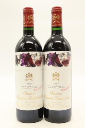 (2) 1992 Chateau Mouton Rothschild, Pauillac