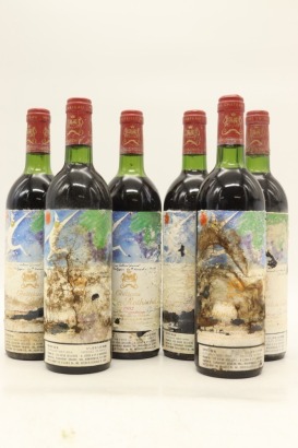 (6) 1982 Chateau Mouton Rothschild, Pauillac [JR20] [RP100] (HSL)