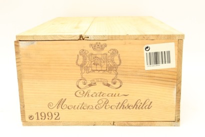 (12) 1992 Chateau Mouton Rothschild, Pauillac (OWC)