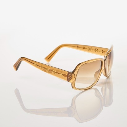Louis Vuitton, Z0025E Brown Acetate Sunglasses with Case