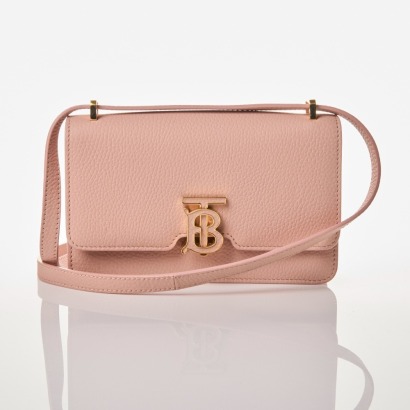 Burberry, Pink Calf Leather Shoulder Bag