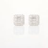 18ct White Gold, Modern, 1.60ct Diamond Earrings