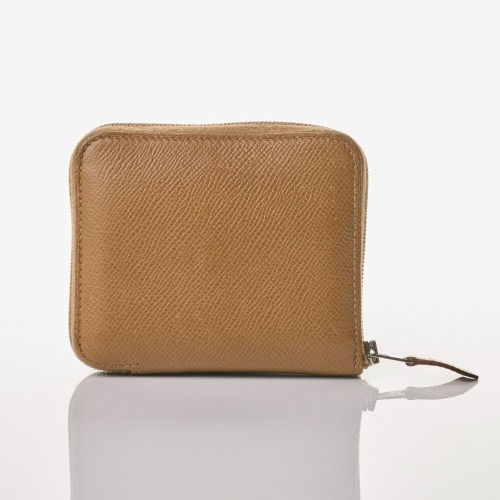 Herm&egrave;s, Etoupe Epsom Silk'in Compact Wallet