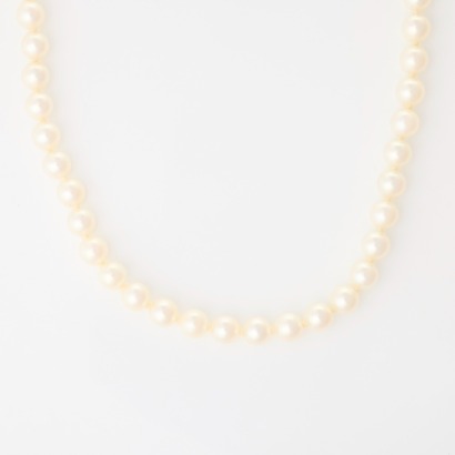 Mikimoto. 51cm Cultured Pearl Necklace with Box