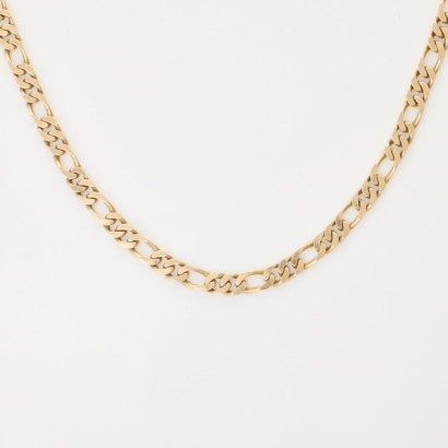 9ct Yellow Gold, 54cm Figaro Link Chain