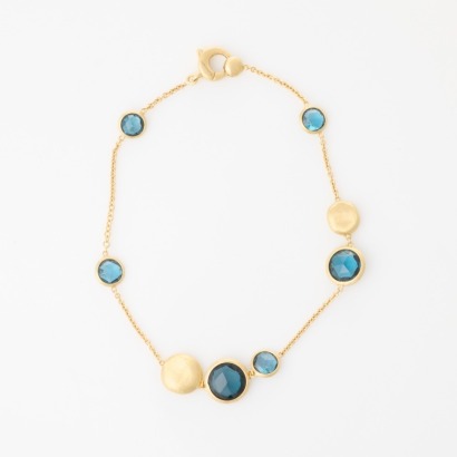 18ct Yellow Gold, Marco Bicego, Jaipur 19cm Topaz Bracelet