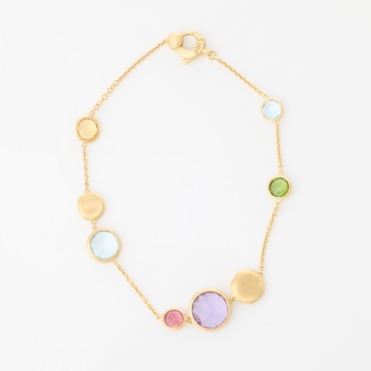 18ct Yellow Gold, Marco Bicego, Jaipur Multi-Gem Bracelet