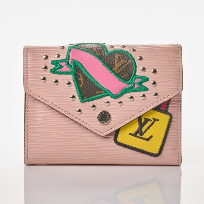 Louis Vuitton, Victorine Wallet in Rose Ballerine Epi Leather with Box