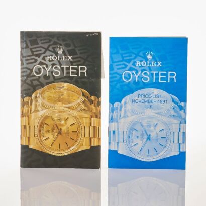 Rolex, Oyster UK Collection Catalogue and Pricelist, circa 1991
