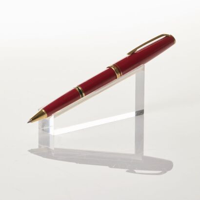 Montblanc, Generation Burgundy Red Resin Rollerball Pen with Box, circa 1999