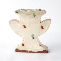 Winged Vase with Red and Green