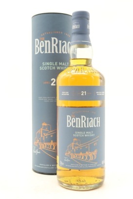 (1) The BenRiach 21 Year Old Four Casks Matured Single Malt Scotch Whisky, 46% ABV (GB)