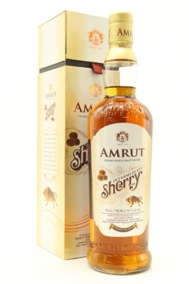 (1) Amrut Intermediate Sherry Indian Single Malt Whisky, 57.1% ABV (GB)