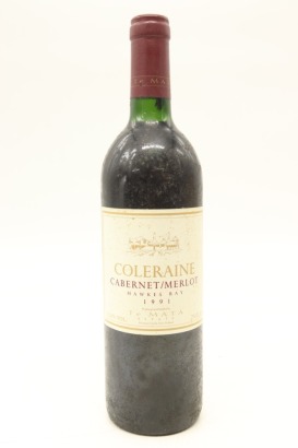 (1) 1991 Te Mata Estate Coleraine, Hawke's Bay
