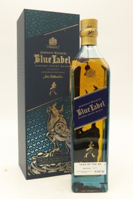 (1) Johnnie Walker Blue Label Limited Edition Year of the Ox Blended Scotch Whisky, Scotland, 750ml, 40% ABV (GB)