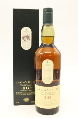 (1) Lagavulin 16 Year Old Single Malt Scotch Whisky, 43% ABV (GB)
