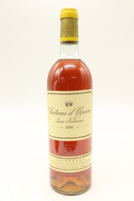 (1) 1980 Chateau d'Yquem, Sauternes