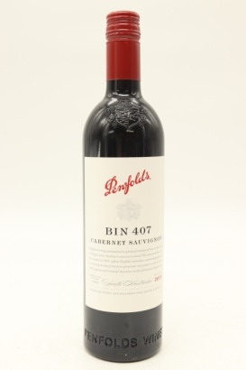 (1) 2019 Penfolds Bin 407 Cabernet Sauvignon, South Australia