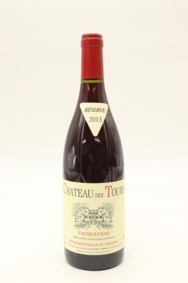 (1) 2013 Rayas Chateau des Tours Vacqueyras, Rhone [JR18.5]