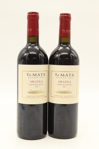 (2) 2021 Te Mata Estate Awatea Cabernets - Merlot, Hawke's Bay