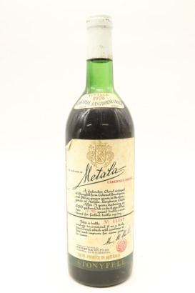 (1) 1970 Metala White Label Cabernet - Shiraz, Langhorne Creek (MS)