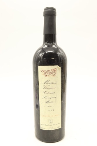 (1) 1998 Mudbrick Vineyard Cabernet Sauvignon - Merlot, Waiheke Island