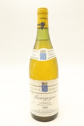 (1) 1985 Olivier Leflaive Bourgogne Blanc Les Setilles, Burgundy