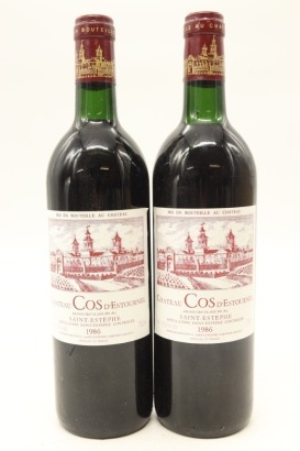 (2) 1986 Chateau Cos d'Estournel, Saint-Estephe