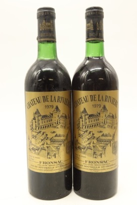 (2) 1979 Chateau de La Riviere, Fronsac