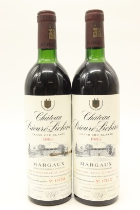 (2) 1985 Chateau Prieure-Lichine, Margaux