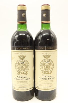 (2) 1986 Chateau Gruaud-Larose, Saint-Julien [JR16] [RP95]