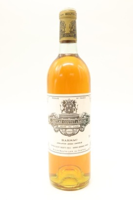 (1) 1985 Chateau Coutet, Sauternes - Barsac