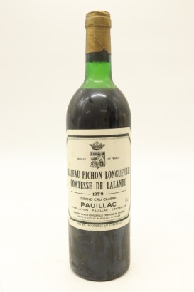 (1) 1979 Chateau Pichon Longueville Comtesse de Lalande, Pauillac