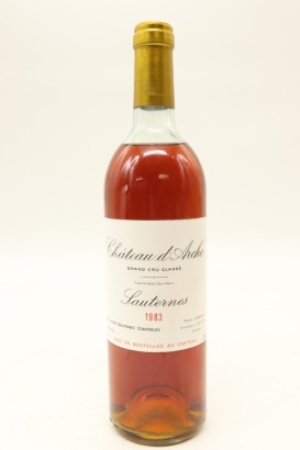 (1) 1983 Chateau d'Arche, Sauternes