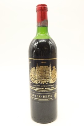 (1) 1986 Chateau Palmer, Margaux [JR17] (UMS)