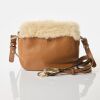 Diane Von Furstenberg, Shearling / Leather Saddle Bag - 3