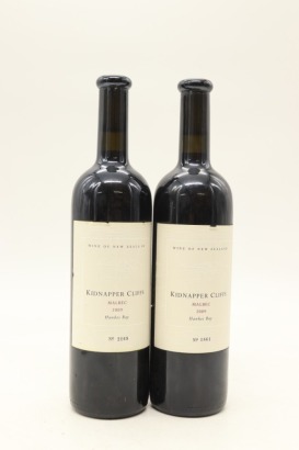 (2) 2009 Kidnapper Cliffs Malbec, Hawke's Bay