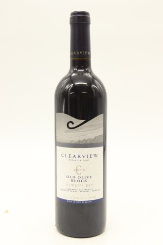 (1) 2015 Clearview Estate Old Olive Block, Hawke's Bay