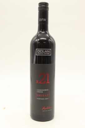 (1) 2013 Dolan Family Wines x21 Shiraz, Langhorne Creek