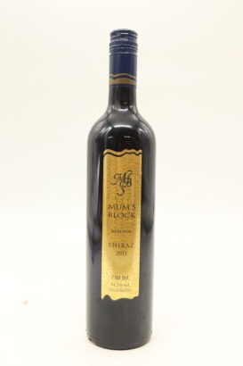(1) 2013 Mum's Block Shiraz, Barossa Valley